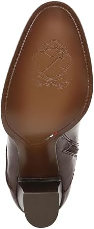 Franco Sarto Womens Informa Whit Heeled Bootie Cordovan Brown Smooth 7.5 M | Image 2