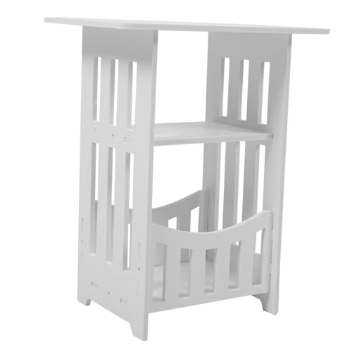 MAGICLULU Mesita De Noche Muebles para El Hogar Mesa Auxiliar Alta Muebles para Dormitorio Pequeño Mesa Auxiliar para Dormitorio Pequeña Mesa Auxiliar Al Aire Libre Mesa De Centro Nido