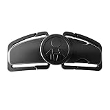 Universal Child Car Seat Chest Harness Clip Universal Safer Belt Clip Buckle Lock Stroller Chest Clip Adjustable Guard for Baby and Kids (Black)