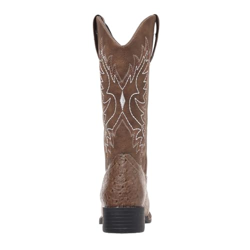 Western Cowboy Boots for Women Mid Calf Cowgirl Boot Snip Toe Chunky Heel4