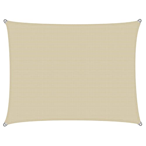 FLORALEAF 5'x23' Sun Shade Sail Rectangular Heavy Duty UV Block Canopy Awning for Patio Backyard Lawn Garden Outdoor Activities