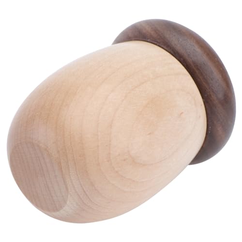 HOLIDYOYO 1pc Nut Toothpick Box Container with Lid for Housewarming Toothpick Holder Can Toothpick Holder Dispenser Storage Container Toothpick Jar Nut Pod Dining Table Supplies Wooden