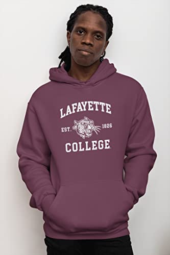 CreateMyTee | Lafayette College Est 1826 Hooded Sweatshirt3
