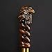Hand-Carved Wooden Eagle Head Walking Cane 36-Inch Decorative Walking Stick for Men, Collectors, Cosplay, or Daily Use