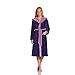 Produktbild Vossen Bademantel Unisex Kapuze Poppy Violet - 021 XL