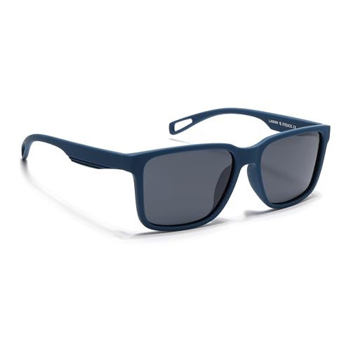 Image of EYEJACK by Voyage UV Protected & Polarized Square Sunglasses for Men & Women