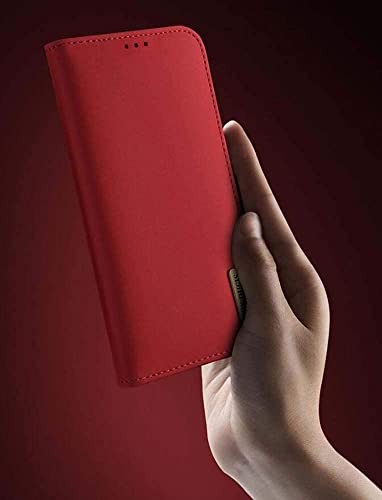 Funda de cuero genuino para iPhone 12 Pro con diseño premium azul y ranuras 7