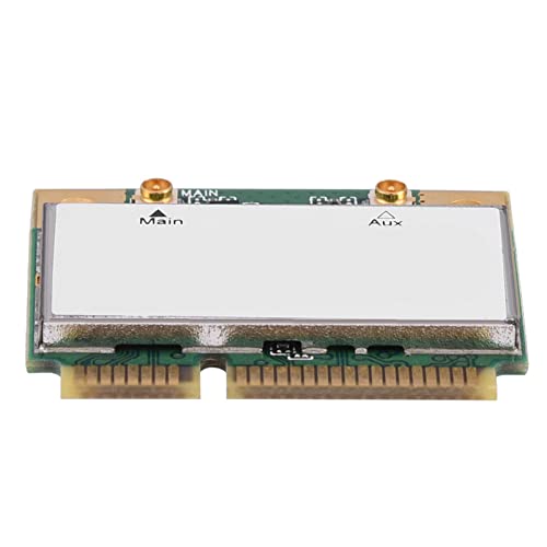 Drfeify tarjeta inalámbrica WiFi 2 en 1 para Mini PCI-E con velocidad de transmisión rápida para PC/Laptop HM55 HM57 HM65 HM67 HM75 HM77 Chipset, velocidad 150-300 Mbps, tecnología inalámbrica 2.4GHz miniatura 1