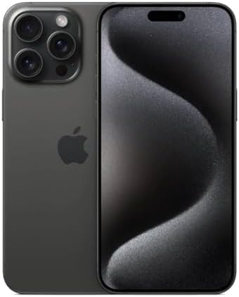 Apple iPhone 15 Pro Max, 256GB, Black Titanium - AT&T (Renewed Premium)