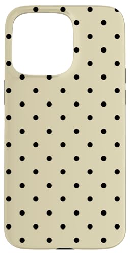 Yellow and Black Polka Dots Tiny Polkadots Aesthetic X}zP[X iPhone 15 Pro Max p