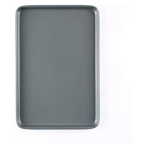 Prochef BKW1011 Large Baking/Oven Tray, Premium Quality, Easy to Clean, Teflon Innovations Non-Stick Silicone Coating,Grey Cover