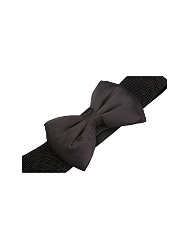 Allegra K Women's Bowknot Elastic Belts, 2.4" Width Elegant Cute Stretchy Cinch Waistband for Dress Wedding4