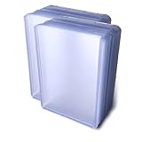 50pc Top Loaders Card Sleeves for Trading Card, Penny Sleeves Thick Plastic Toploaders, Top Load...