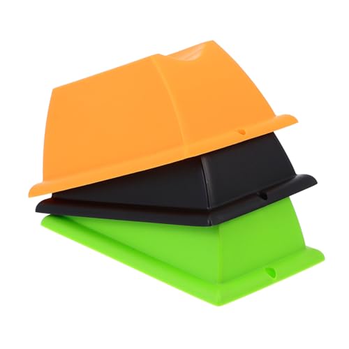 ifundom 3pcs Bike Front Wheel Riser Block Stabilizing Support for Indoor Cycling Trainer Durable Pads for Road Mountain Bikes