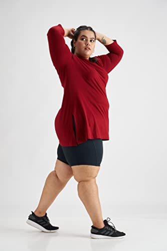 Image of Spirit Animal Plus Size Tshirts for Women | Casual Tshirts for Women | Tshirts for Women Workout, Gym, Running | Yoga Tshirt | Sweat Wicking Fabric | Relaxed Fit | Quick Dry