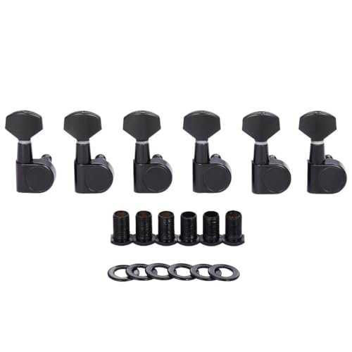 Dopro 15:1 Guitar 2 Pin Tuners Tuning Keys Dual Pin Guitar Tuning Machine Heads for Import Style...
