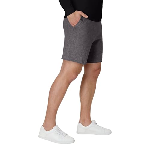 Image of Hanes Men's Shorts, Essentials Short with Pockets, Gym Shorts for Men, Men's Athletic Shorts, 7.5 inch