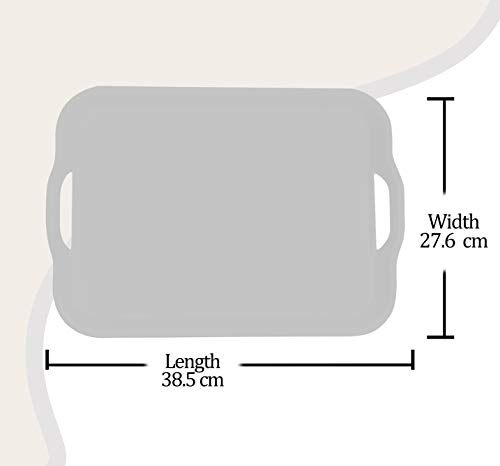 Image of Milton Orient Small Melamine Tray, White (15.1 inch X 10.8 inch)