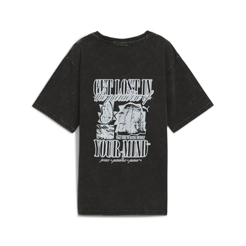 T shirt décontracté délavé à motif Paradise Mindset Femme - vue 5