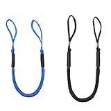 Pontoon Boat,Canoe, Power Boat,Kayak,Jet Ski,Shock Absorbing Docking String for Boat,Bungee Dock Line Elastic Mooring Rope with Protective Cover for Docking