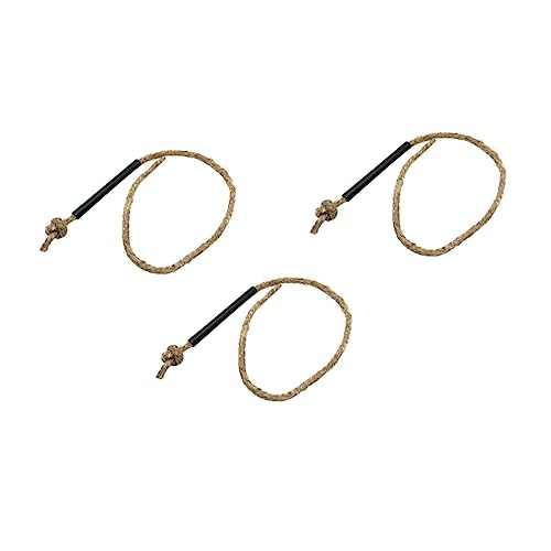 Gogogmee Camping Essential Pcs Flame Starter Rope Fire Starter Jute Aluminum Sleeves Firestarters for Outdoor Use