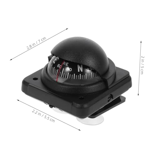 Brújula para auto y barco con montura en tablero miniatura 3