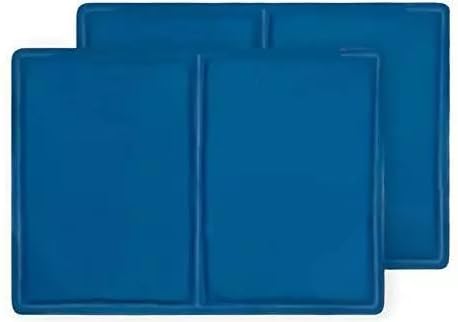 TRTO 2Pcs Cool Cooling Gel Pad Pillow Cooling Mat Laptop Cushion Yoga Pet Bed