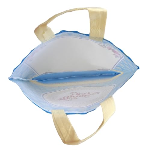 Ero Cotton Bags Fabric Return Gift Bags (Thank You, Birthday, Wedding) / Thamboolam Bags - Medium Size (9x11 Inch) - Pack of 100, Blue