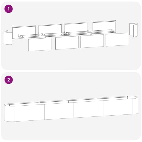 Jardinera de acero negro resistente a la intemperie con diseño elegante 6