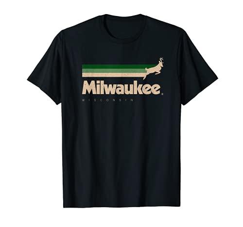 Milwaukee Basketball B-Ball City Wisconsin Retro Milwaukee T-Shirt