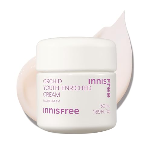 innisfree Orchid Youth-Enriched Cream, Korean Face Moisturizer for Firming, Hydration, and Youthful Skin