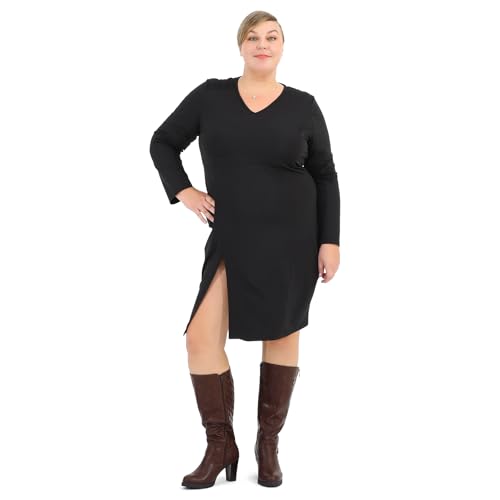 mysoft Women's Wide/Extra Wide Calf Knee High Boots Chunky Block Heel Round Toe Tall Boots Side Zipper4