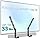 WALI Universal Soundbar Mount for TV, Heavy-Duty Bracket for Mounting Above or Below Screen, Leng...