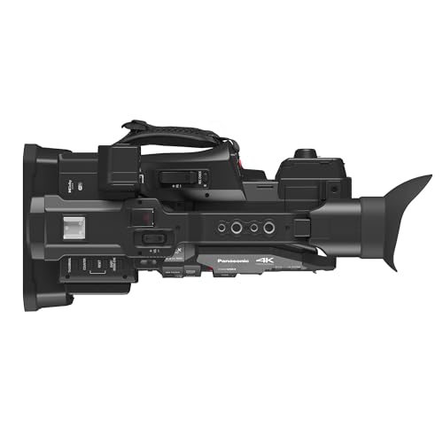 Image of Panasonic Camcorder, Professional Quality 4K 60p, 1.0-inch Sensor, 24.5mm Wide-Angle Lens and Optical 20x Zoom, V-Log, Ethernet, Simultaneous SDI /HDMI Output, HD Live Streaming - HC-X2