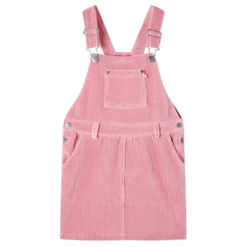 vidaXL Kinder-Latzkleid Cordkleid Kleid Kinderkleid Mädchen Kordkleid Cord...