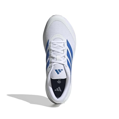 adidas Men's Run Falcon 6, White/Bright Royal/Grey, 8 - image 3