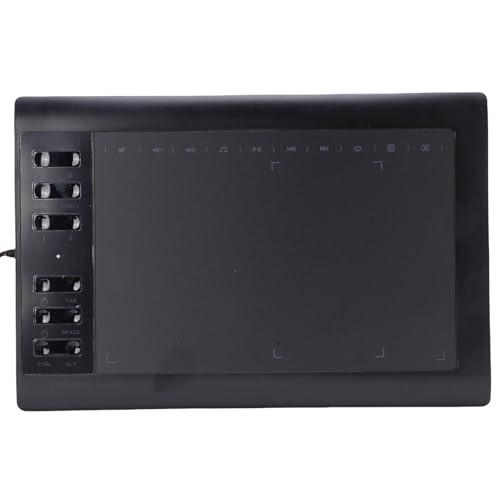 Tableta gráfica Diyeeni para dibujo digital de 10 x 6 pulgadas, con lápiz de 8192 niveles de sensibilidad a la presión, 12 teclas rápidas y 10 teclas multimedia para Windows y macOS miniatura 1