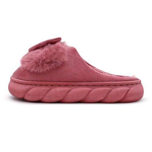 Image of VRITRAZ Women's Comfort Slip On Closed Toe Warm Winter with Cute Design print House Clog Indoor Slipper