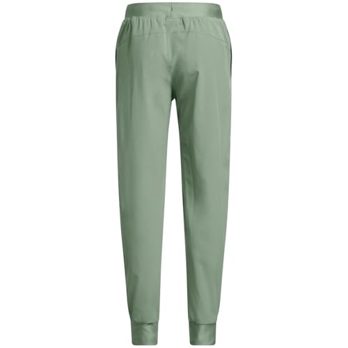 Under Armour Girls' Rival Woven Joggers, 348 Green, YLG - image 2