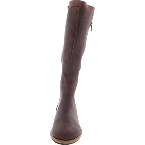 Style & Co. Womens Olliee Faux Leather Tall Knee-High Boots Brown 5 Medium (B,M)4