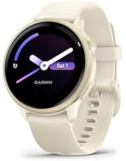 Garmin vívoactive® 6, Health and Fitness GPS Smartwatch, AMOLED Display, Up to 11 Days of Battery, Lunar Gold with Bone Band