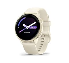 Garmin vívoactive® 6, Health and Fitness GPS Smartwatch, AMOLED Display, Up to 11 Days of Battery, Lunar Gold with Bone Ban…