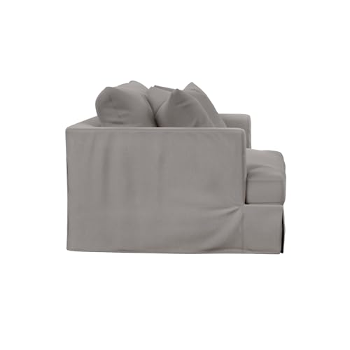 Sillón tipo Lounge Tela Resistente Gris miniatura 3