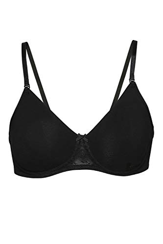 Image of Van Heusen Women's Everyday Cotton Bra|Medium Coverage|Non Padded|Non Wired|Seamless Moulded Cups|Anti Bacterial Tech| Keeps you Fresh|Sweat Absorbent|No Slip Soft Straps|Detachable Straps|Style 11001