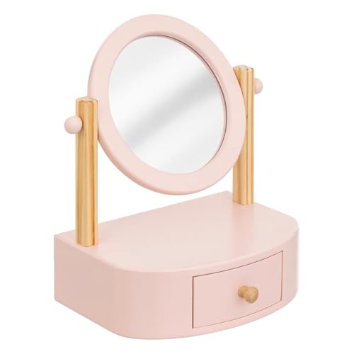 Paris Prix Atmosphera for Kids - Coiffeuse à Poser Enfant Chary 28cm Rose