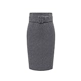 ➤La falda de lápiz / línea encantadora se ajusta perfectamente, cómoda y ajustada, la falda larga ajustada que abraza el cuerpo crea un aspecto sexy e informal. Pareja perfecta con cualquiera de tus tops favoritos.