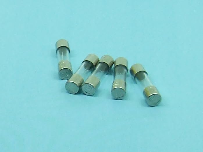 PQMEGA 5 pcs. x Fuse Glass 20mmx5mm 0.063A 250VAC slow #A5038