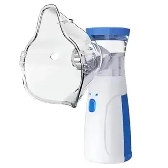 Portable Nebulizer & Humidifier for Baby & Adults | Compact, Silent, Self-Cleaning Machine with Long Battery Life | Effective for Asthma, Cough, Sinus & Allergy Relief at Home or Travel (1)