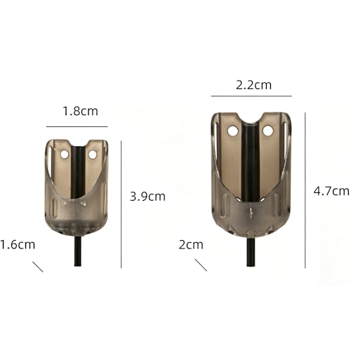 10 piezas alimentadores para pesca de carpa en agua dulce S/L miniatura 2