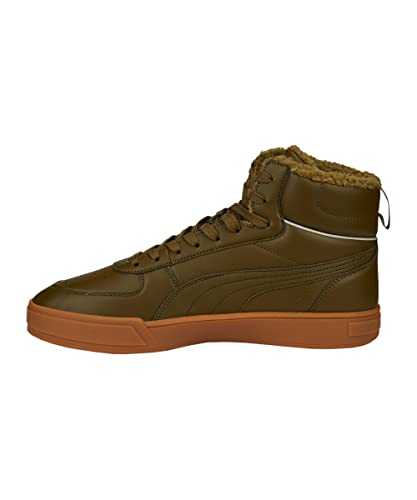 PUMA PUMA Unisex's Caven Mid WTR Sneaker, Green, Womens 8